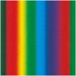 Carton ondulé arc-en-ciel