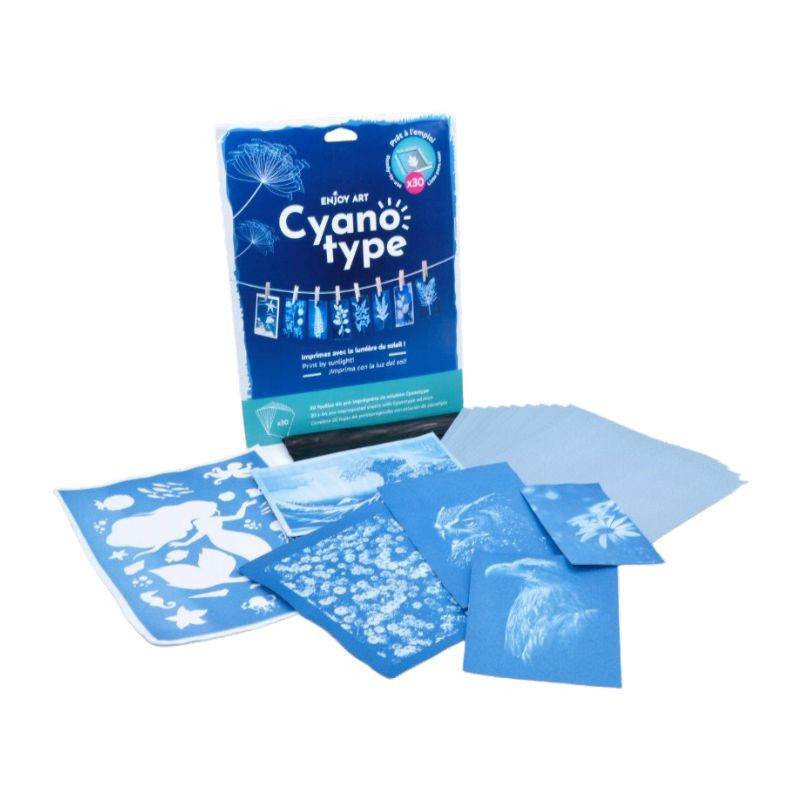 Feuilles cyanotype Feuilles cyanotype