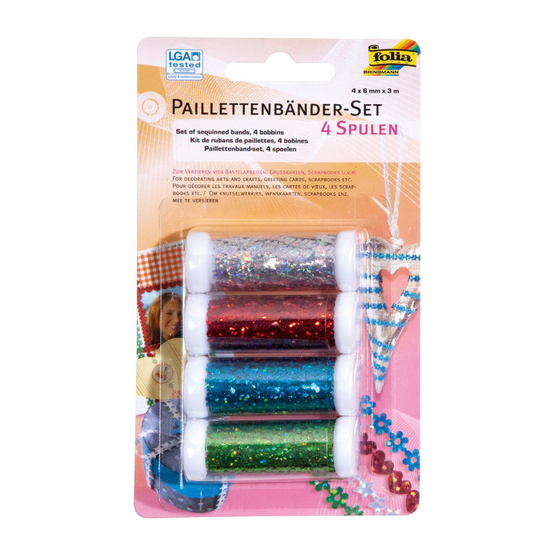 Rubans de paillettes