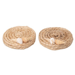 Corde de jute-plate