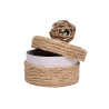 Corde de jute-plate