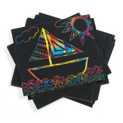 Carte à gratter Arc-en-ciel