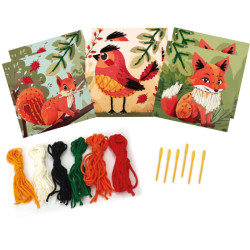 Cartes à broder