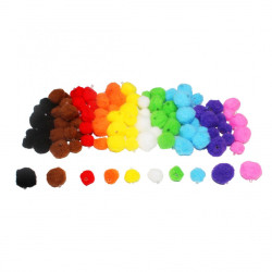 Pompons à trous