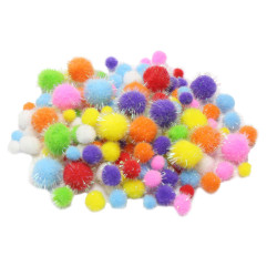 Pompons irisés