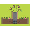 Potager keyhole