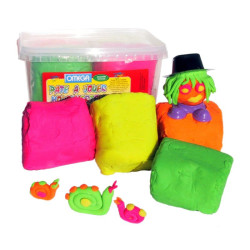 Pâte à jouer fluo