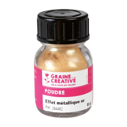 Poudre effet métallique