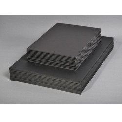 Carton mousse noir