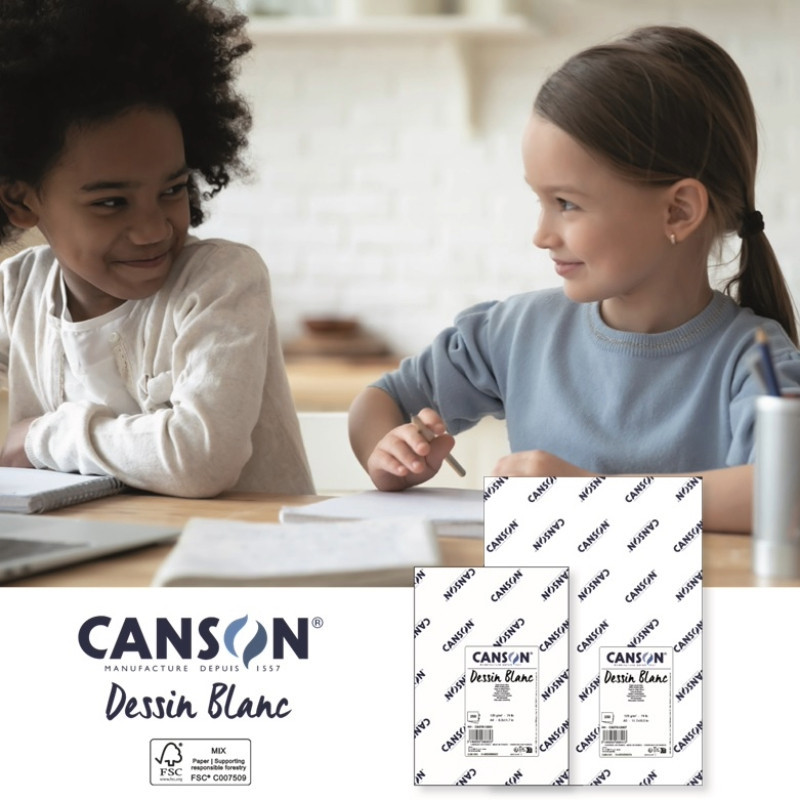 Papier blanc à dessin Canson Papier blanc à dessin Canson