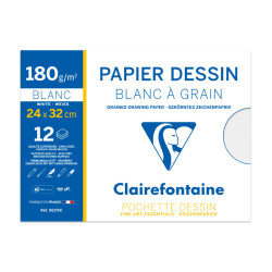 Papier blanc à grain moyen