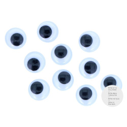 Yeux mobiles phosphorescents