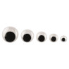 Yeux mobiles ronds noirs