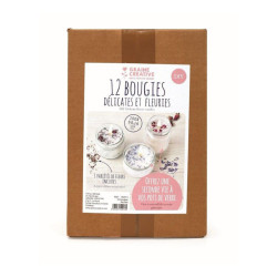 Kit bougies fleuries