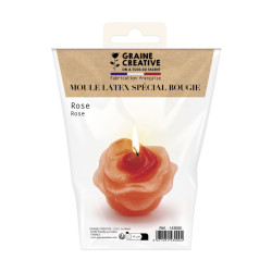 Moule à bougie rose