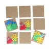 Fleurs en caoutchouc souple