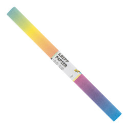Papier crépon arc en ciel