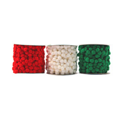 Rubans pompons