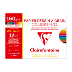 Papier dessin couleurs vives