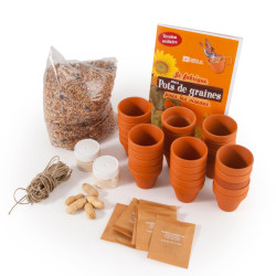 Je fabrique mes pots de graines