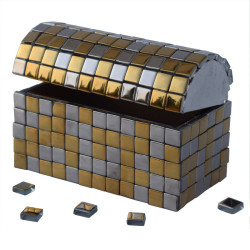 Mosaïque crystal métallisée