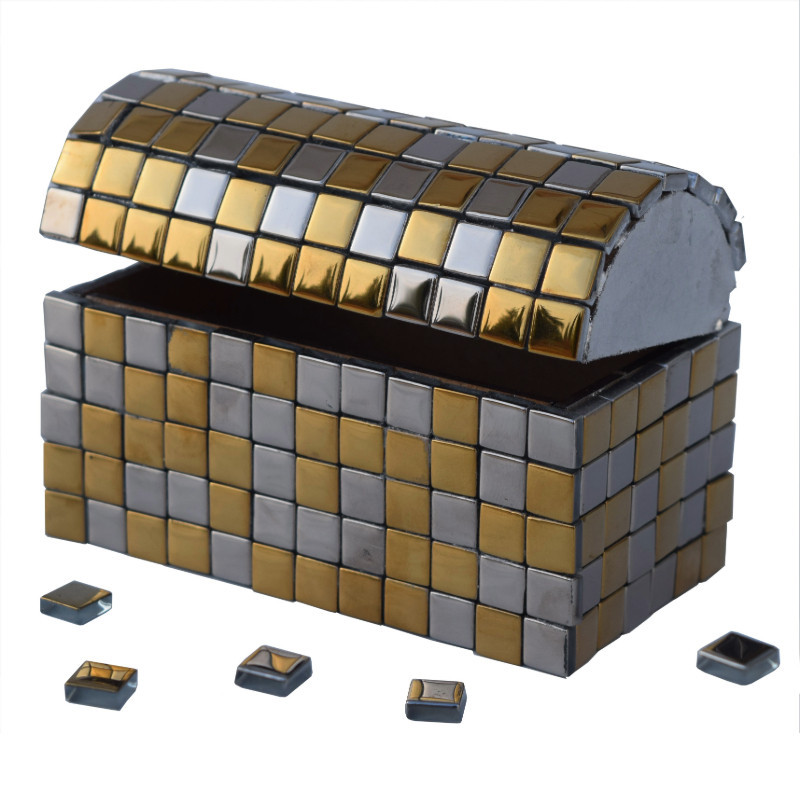 Mosaïque crystal métallisée
