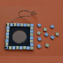 Mosaïque crystal métallisée