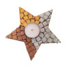 Mosaïque antique métal