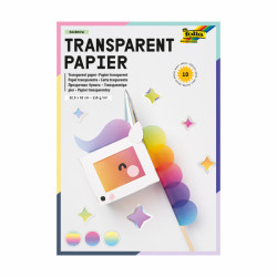 Papier transparent arc en ciel