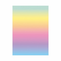 Papier transparent arc en ciel