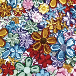 Fleurs cabochons