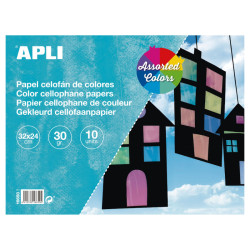 Papier cellophane de couleur