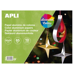 Papier aluminium de couleur
