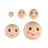 Boules coton visages