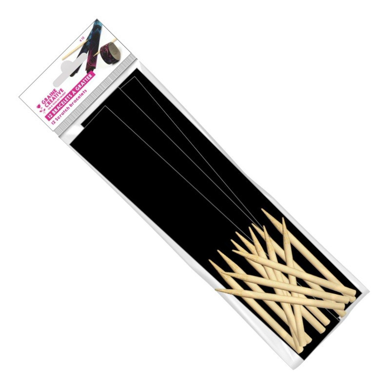 Carte à gratter : les bracelets.