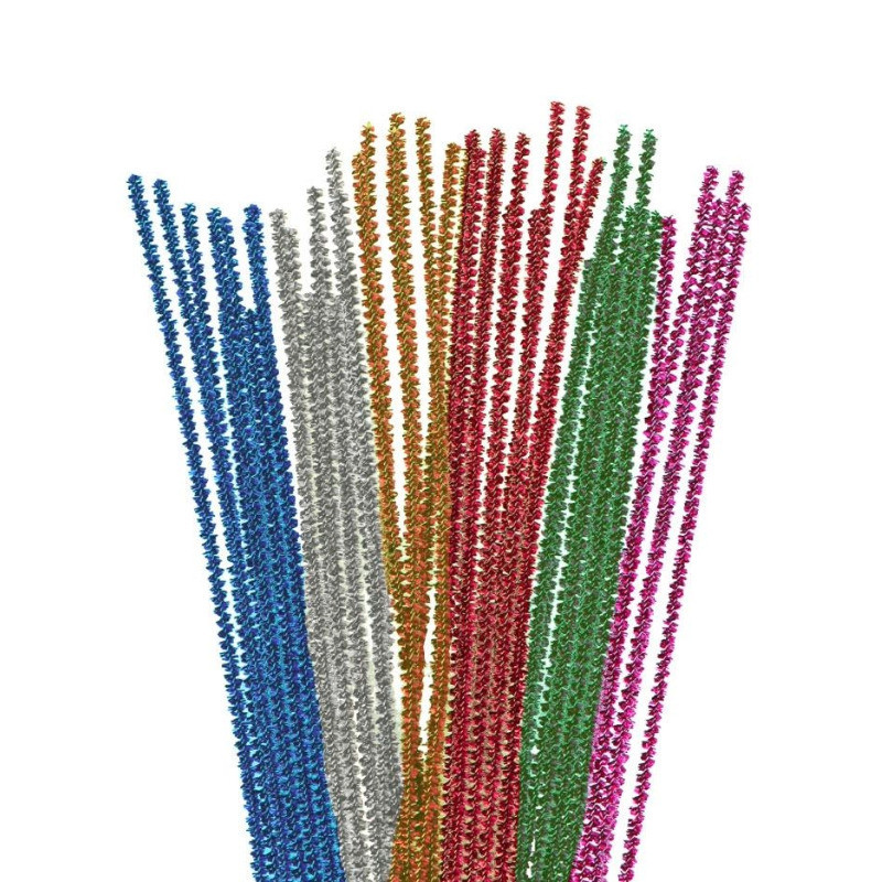 Chenilles métallisées
