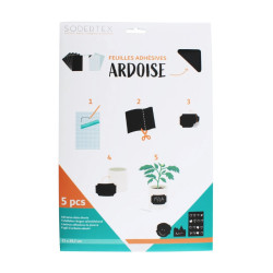 Feuilles ardoise adhésives