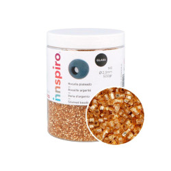 Perles rocaille or