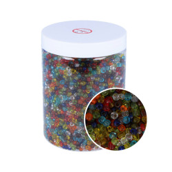 Perles rondes multicolores