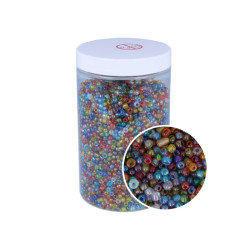 Perles rocailles aurore boréales