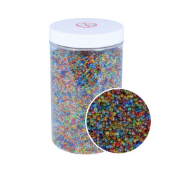 Perles rocailles aurore boréales