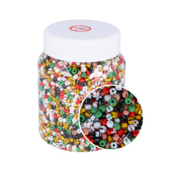 Perles bicolores