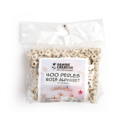 Perles bois alphabet