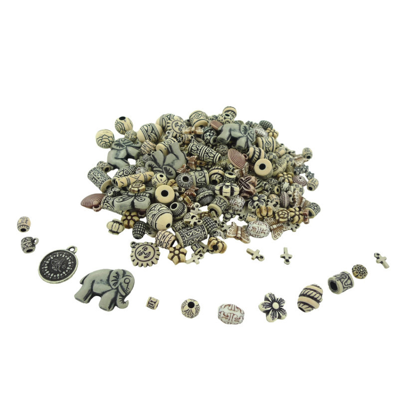 Perles ivoire antique
