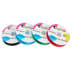 Fil nylon élastique couleur