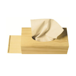 Boite à mouchoirs bois