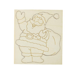 Père noël bois