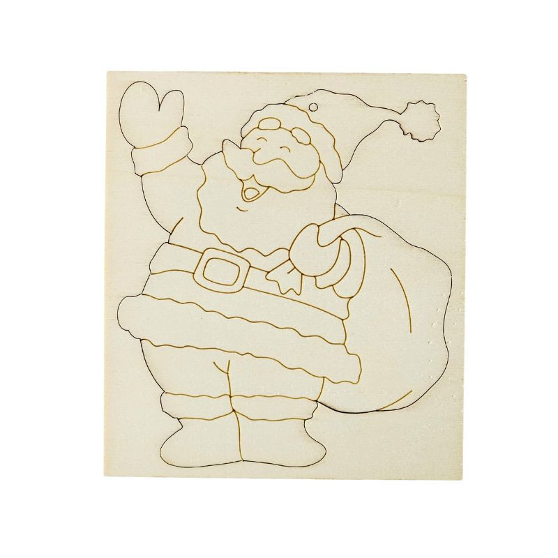 Père noël bois