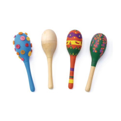 Maracas à décorer