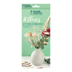 Fleurs en bois